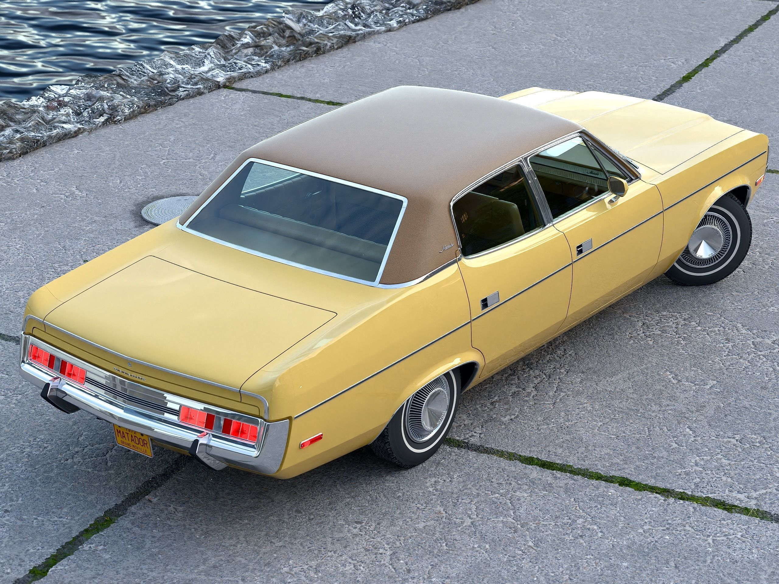 AMC Matador  1972 3D model_1