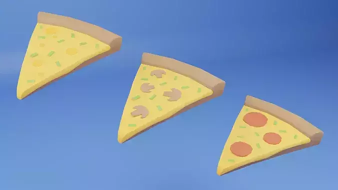 Low Poly Fast Food Pack Low-poly 3D model 7