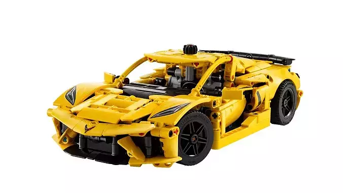 TwindBricks3D - 77239 Porsche 911 GT3 RS Super Car 3D model 3D