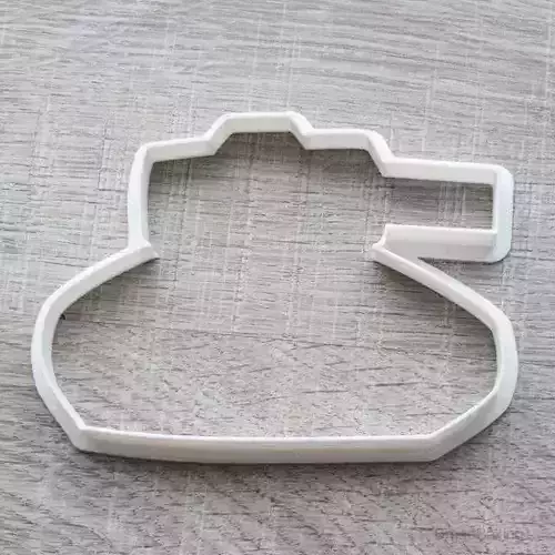 Tank cookie cutter for professional