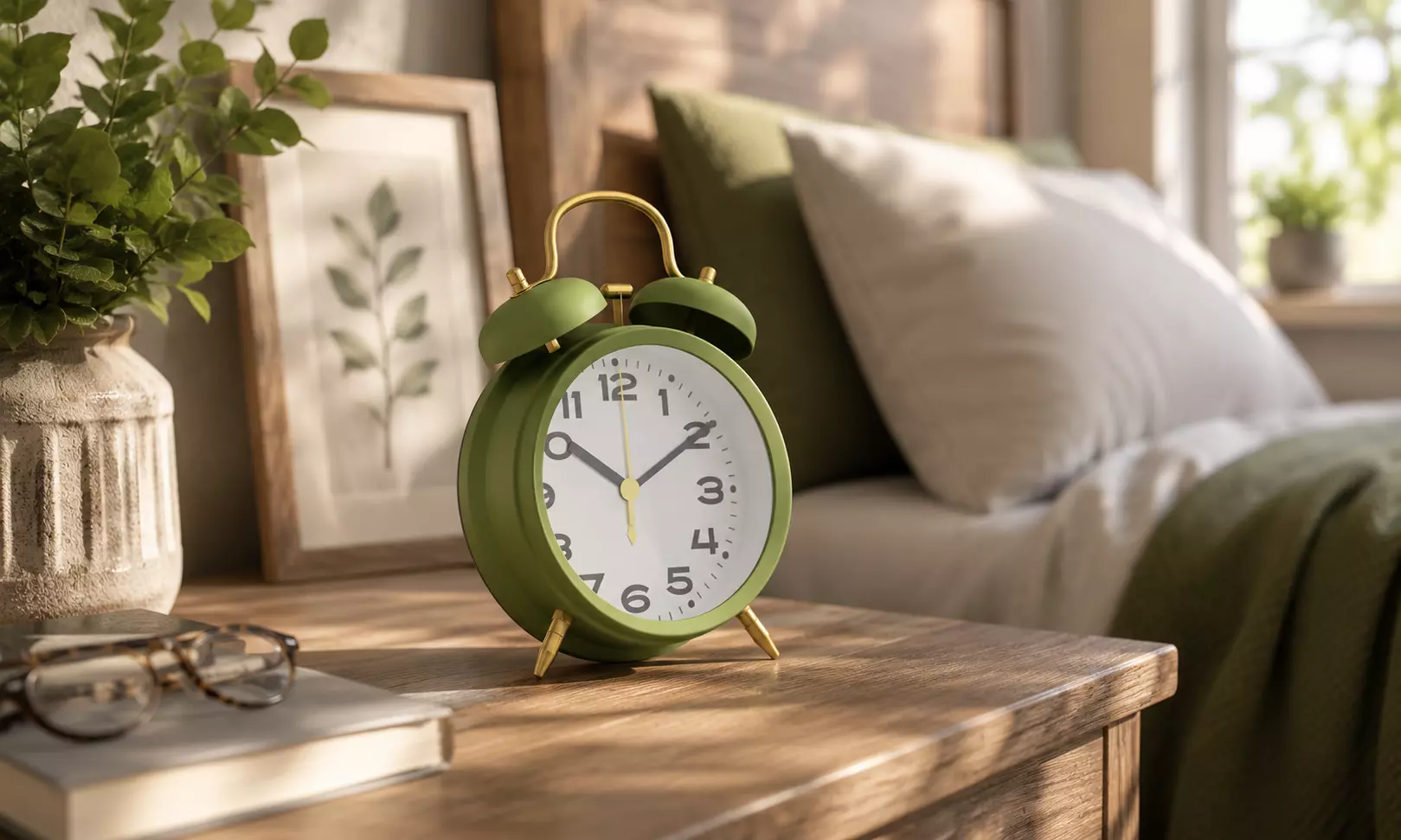 Vintage Metal Alarm Clock 3D model