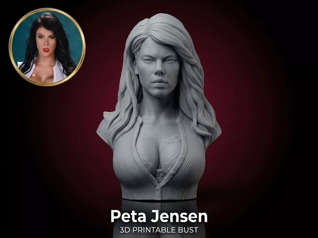 Peta Jensen bust 3D print model