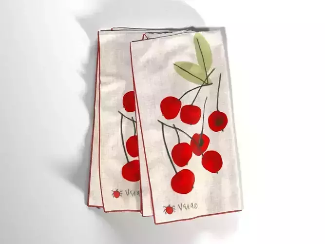 Cherry Print Napkins