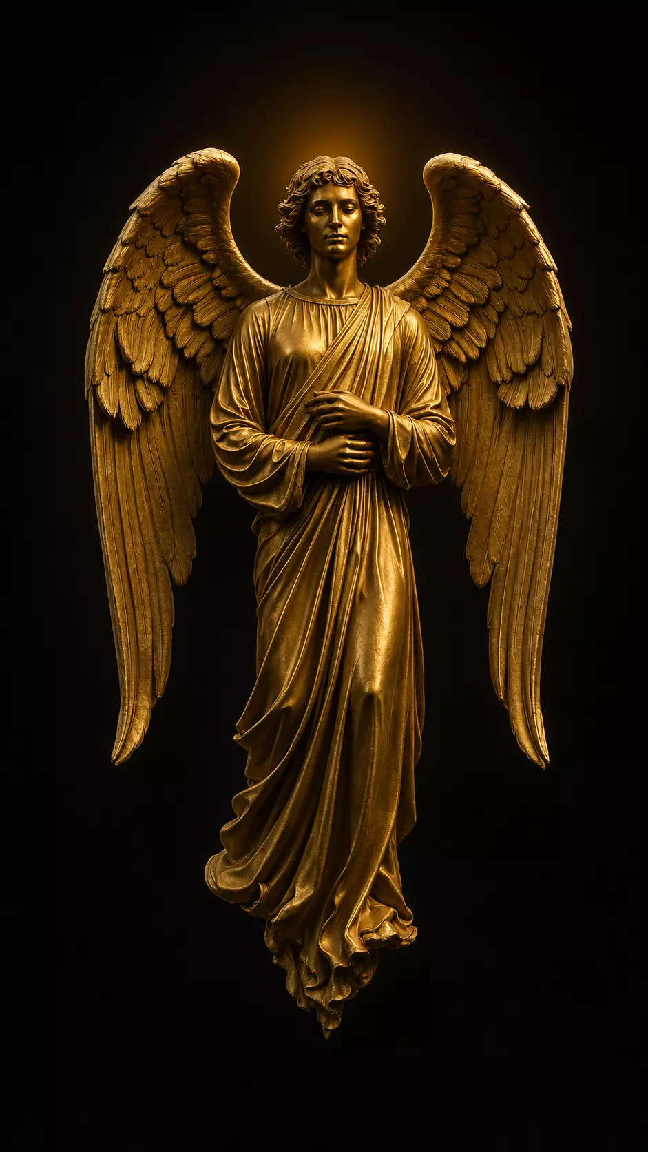Winged Angel Man 3d print model 3D print model