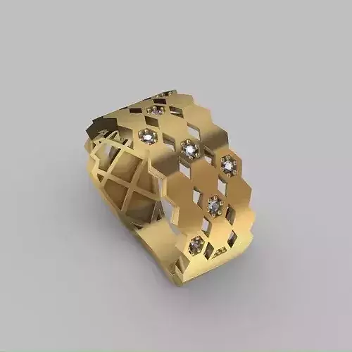 BEE MY LOVE RING  3D Printable Jewelry Model 