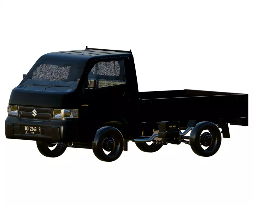 Suzuki Carry - 3D Printable STL Model - Mini Truck 3D print model