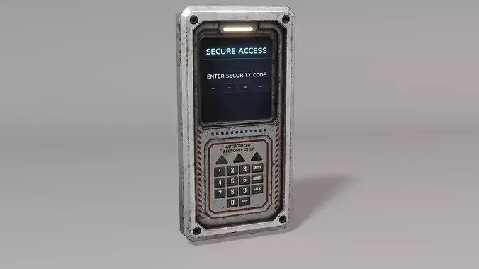 Sci-Fi Security Panel