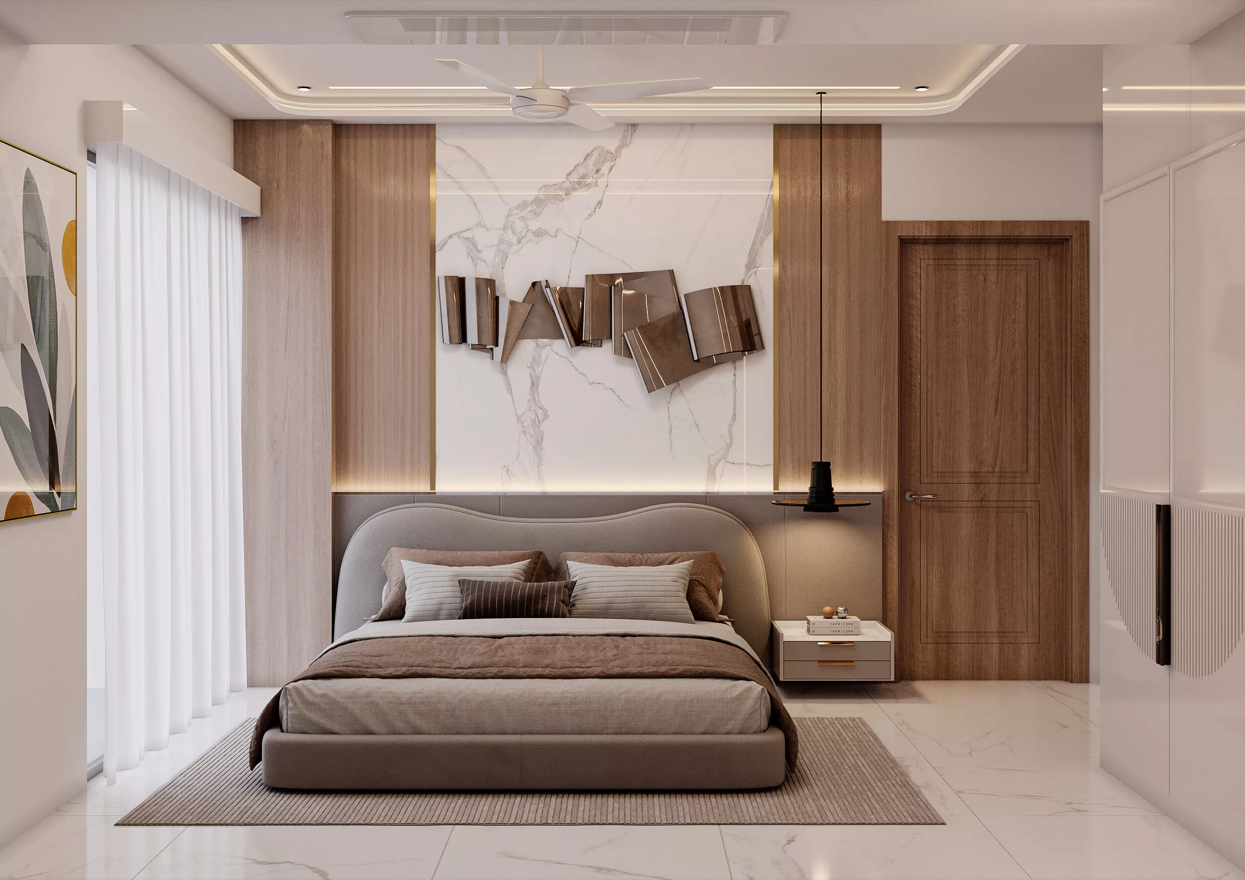 Guest Room scene 02 3D model