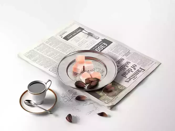 Coffee and the Newspaper