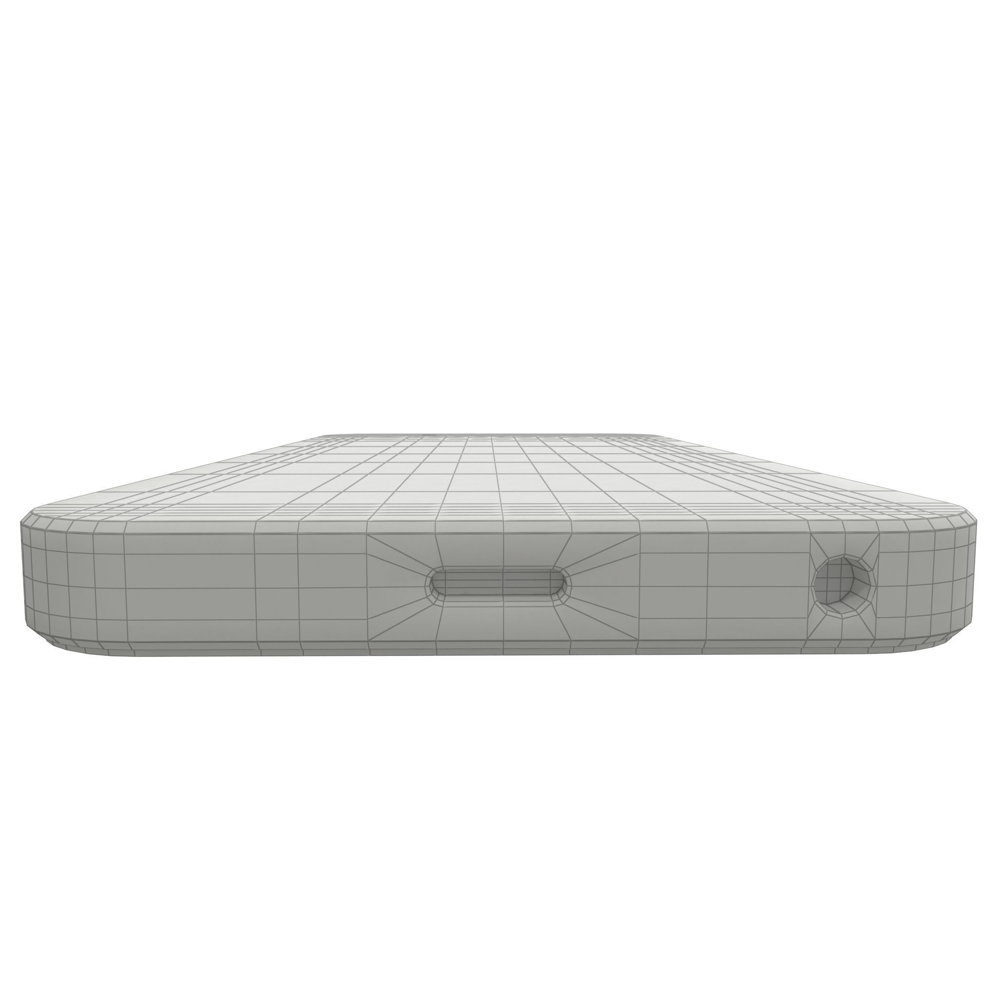 Apple iPhone 5s Space Gray Low-poly 3D model_8