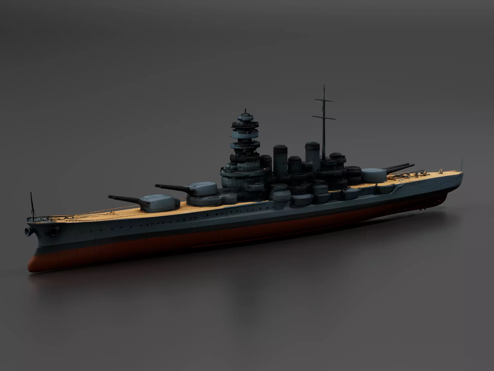 Kirov Class Battlecruiser Battlecruiser 3D print model
