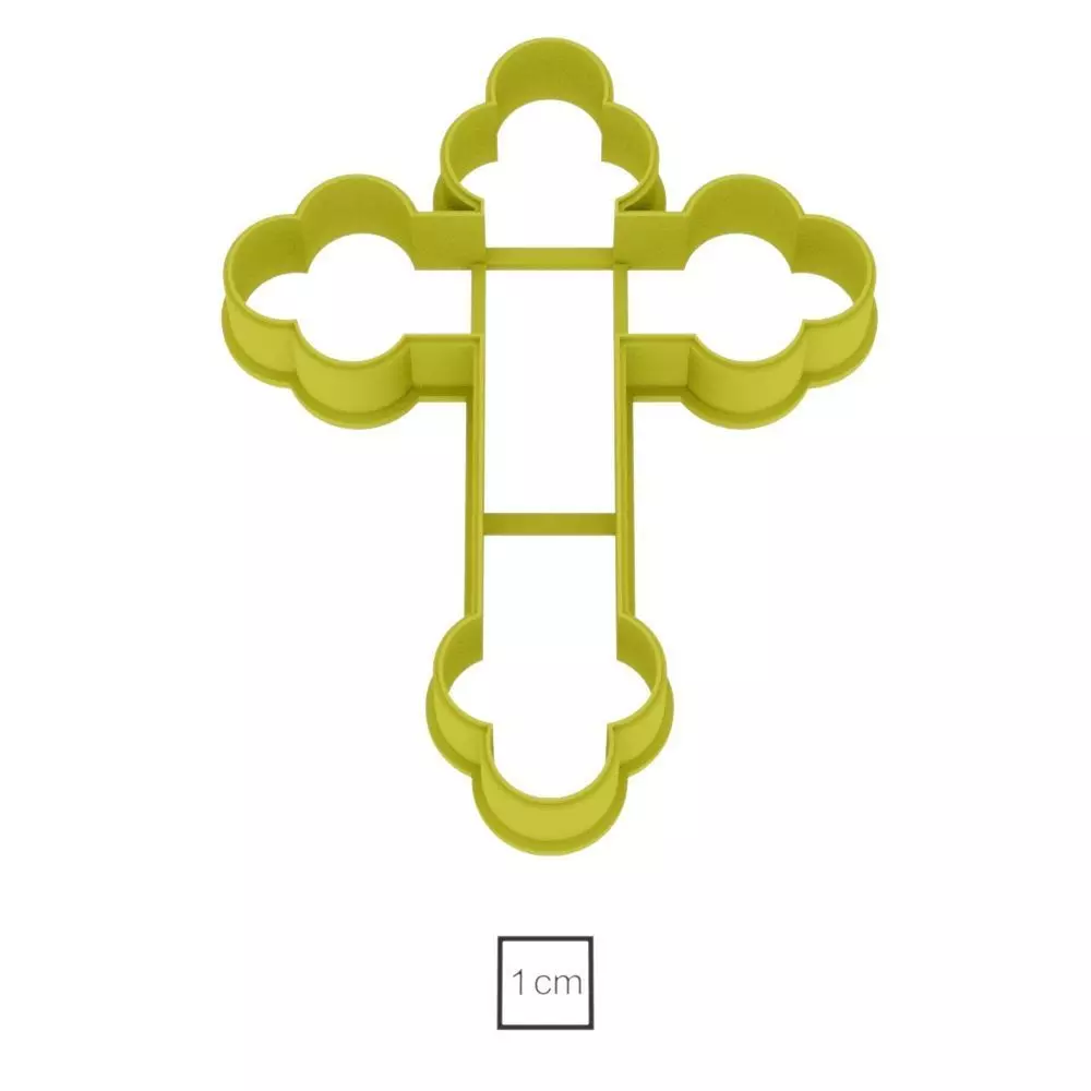 Cross cookie cutter for professional Free 3D print model