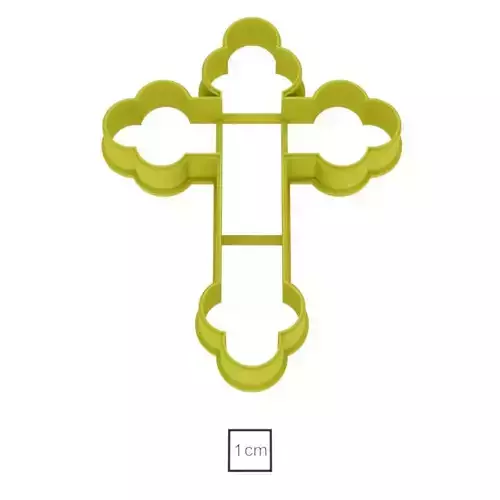 Cross cookie cutter for professional