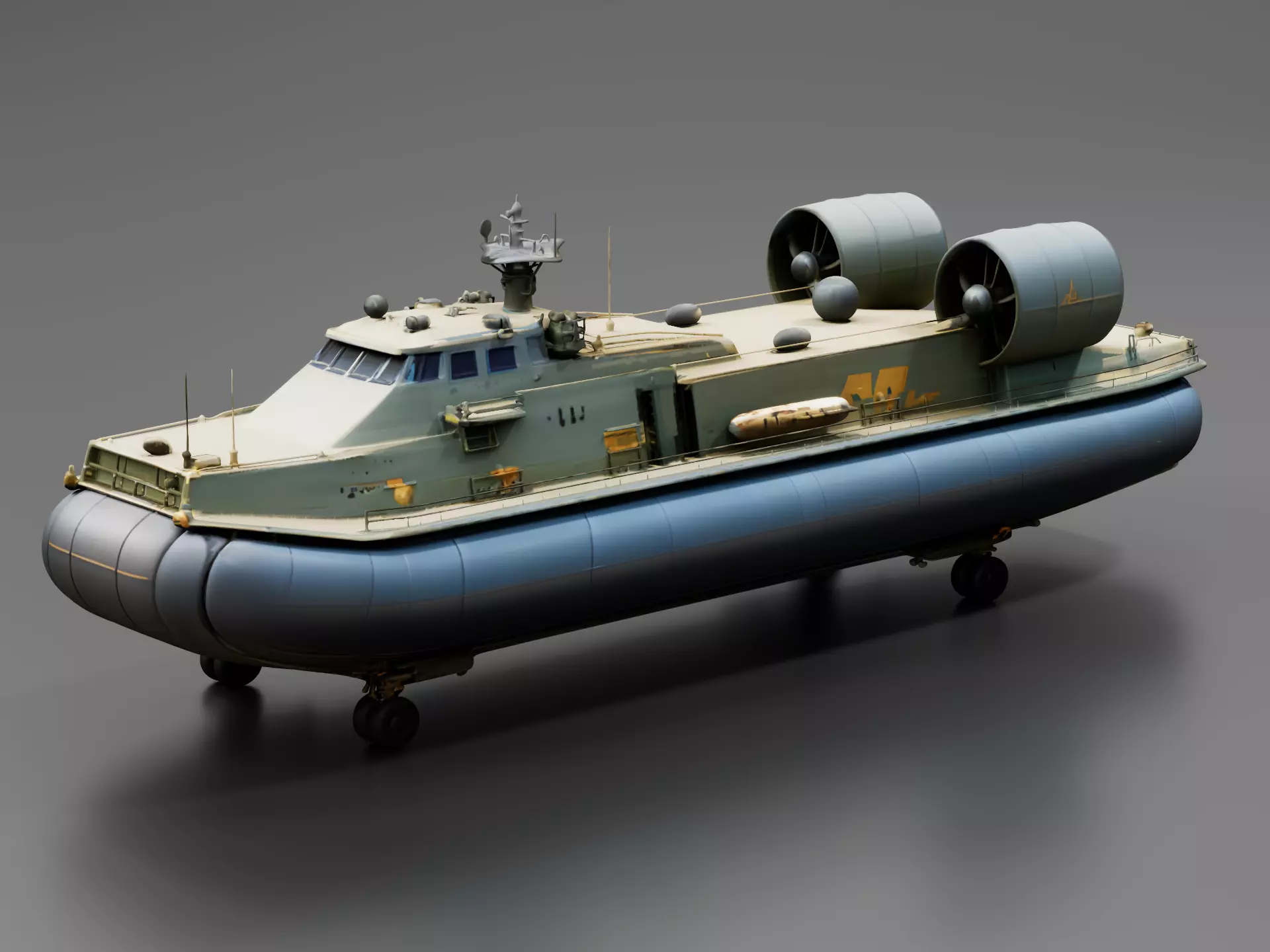LCAC Hovercraft - Landing Craft Air Cushion 3D print model