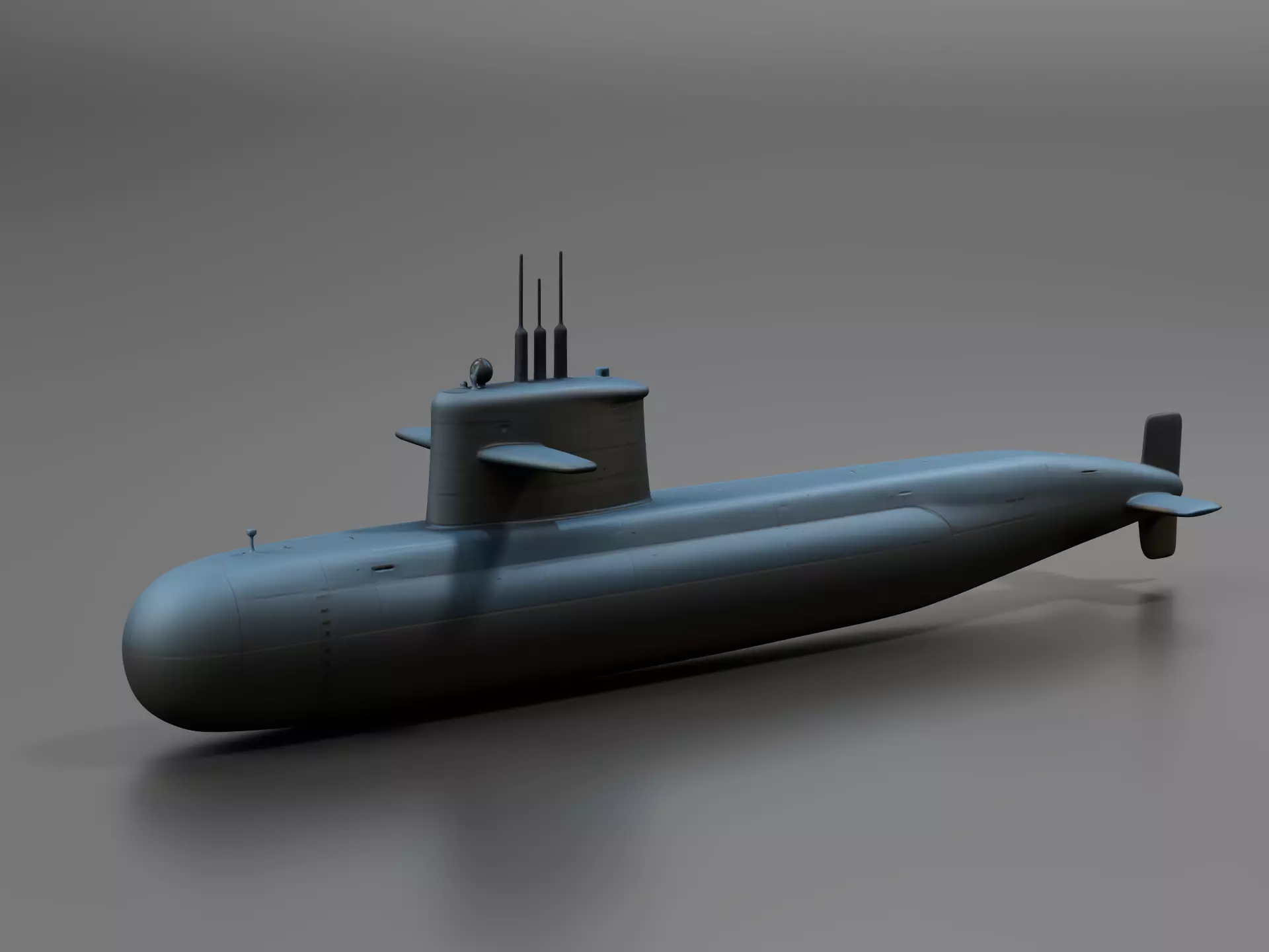 Los Angeles Class SSN Submarine 3D print model