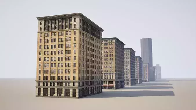 City Core - New York - Buildings Collection 3D model