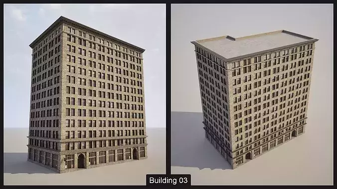 City Core - New York - Buildings Collection 3D model 6