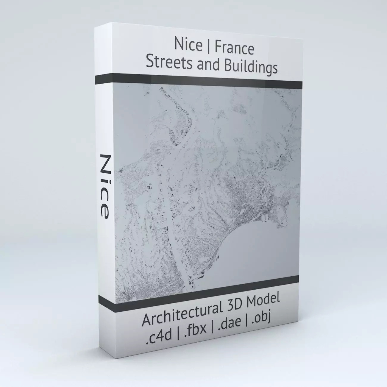 Nice Streets and Buildings 3D model