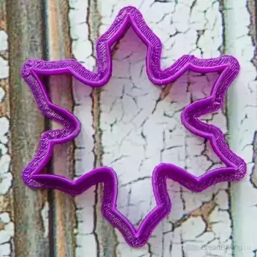 Snowflake 3 cookie cutter for professional