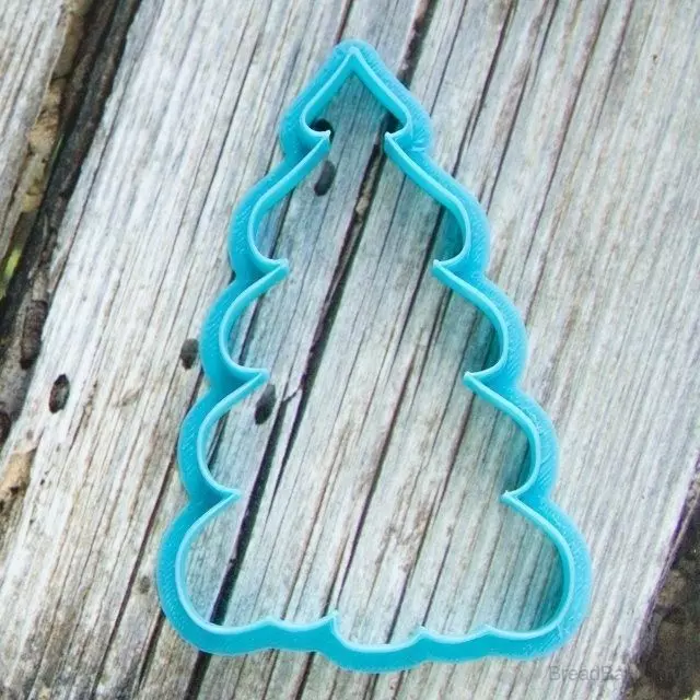 Lush tree cookie cutter for professional Free 3D print model