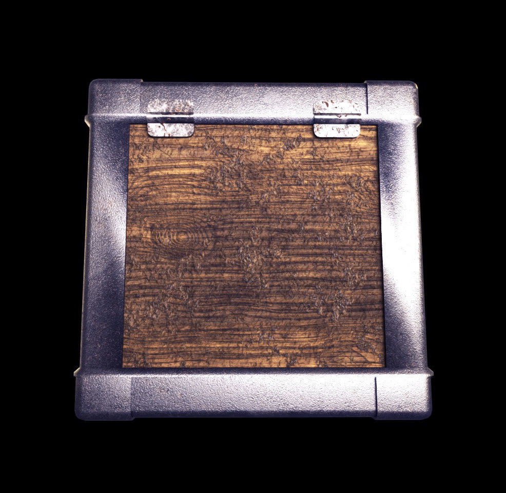 Crate  - PBR - Textured Low-poly 3D model_3