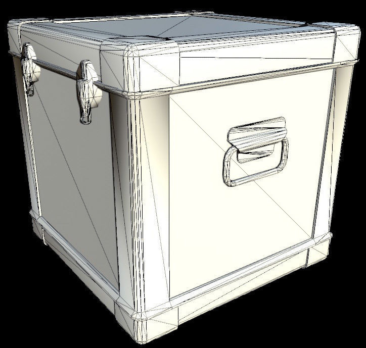 Crate  - PBR - Textured Low-poly 3D model_4