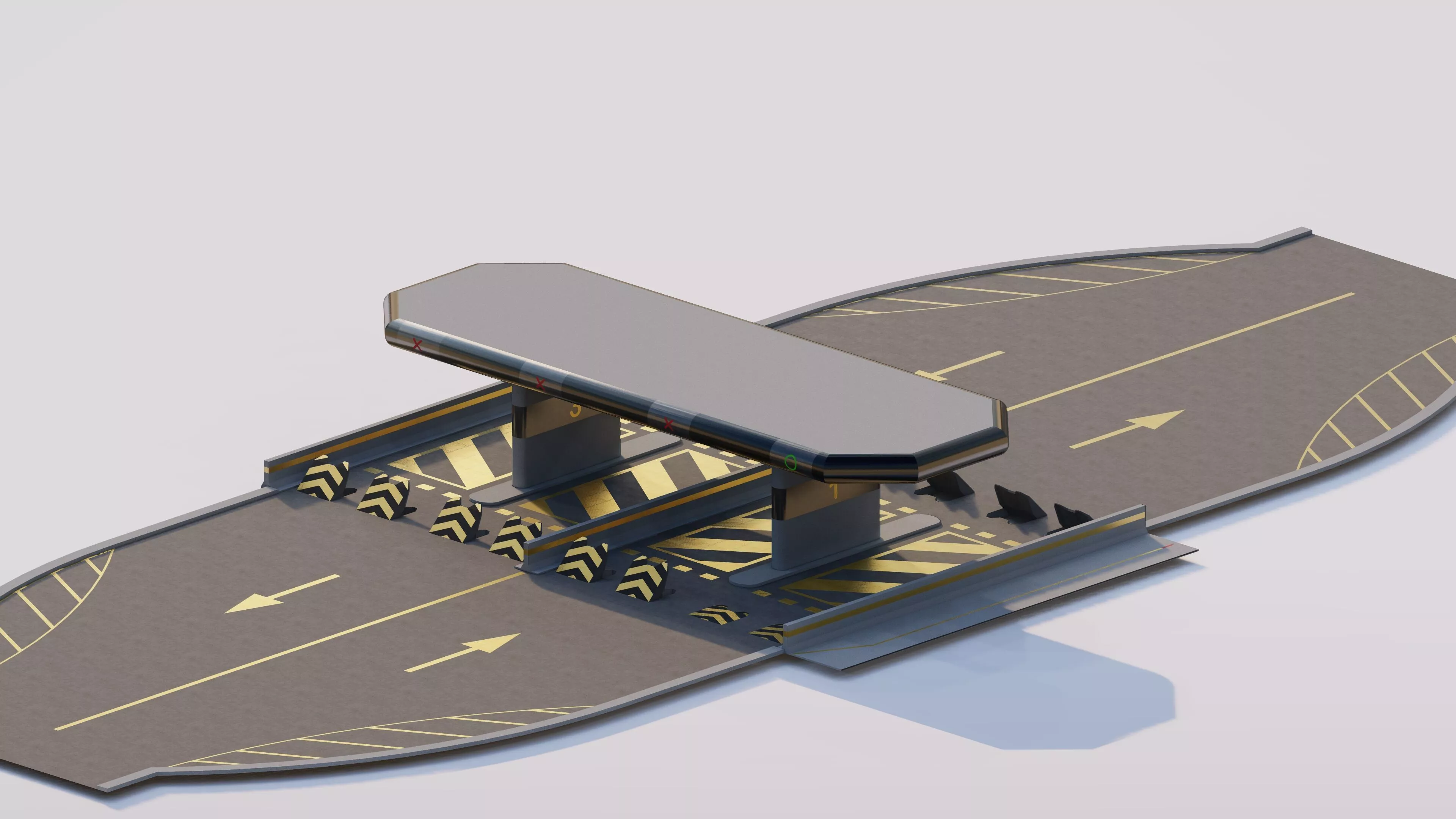 Road Pack - Extended-City Roads 3D model