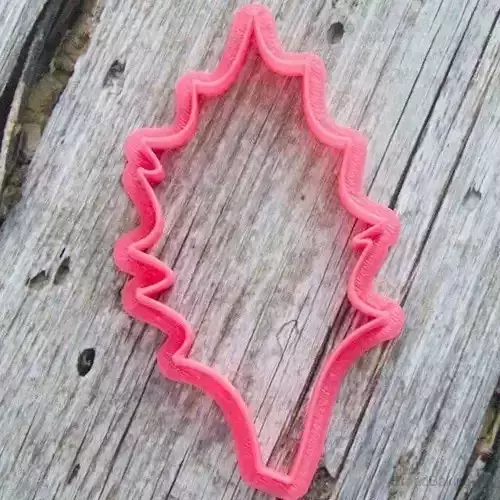 Leaf of ostrolit cookie cutter for professional