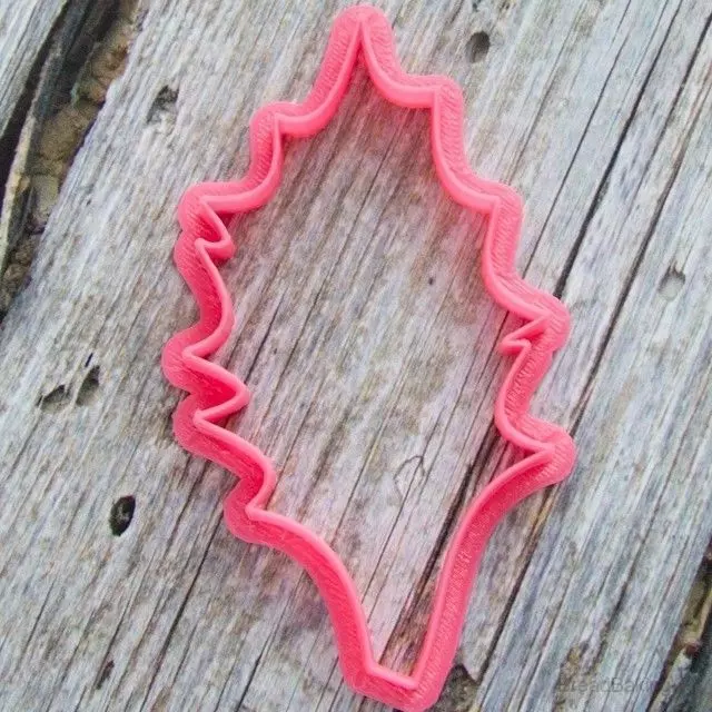 Leaf of ostrolit cookie cutter for professional Free 3D print model