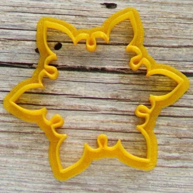 Snowflake 2 cookie cutter for professional Free 3D print model