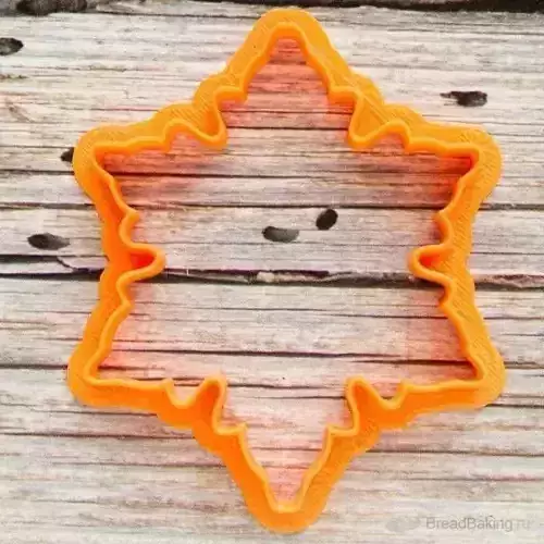 Snowflake 1 cookie cutter for professional