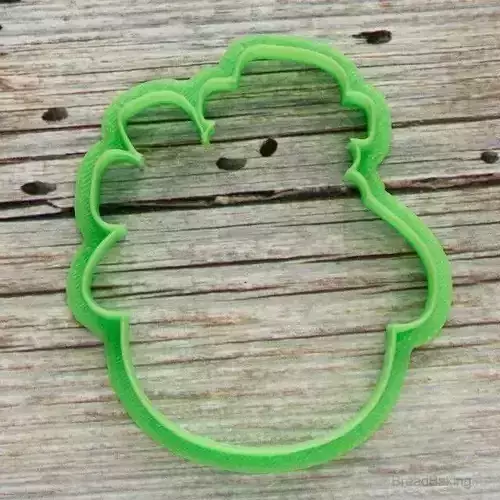 Snowman with scarf cookie cutter for professional