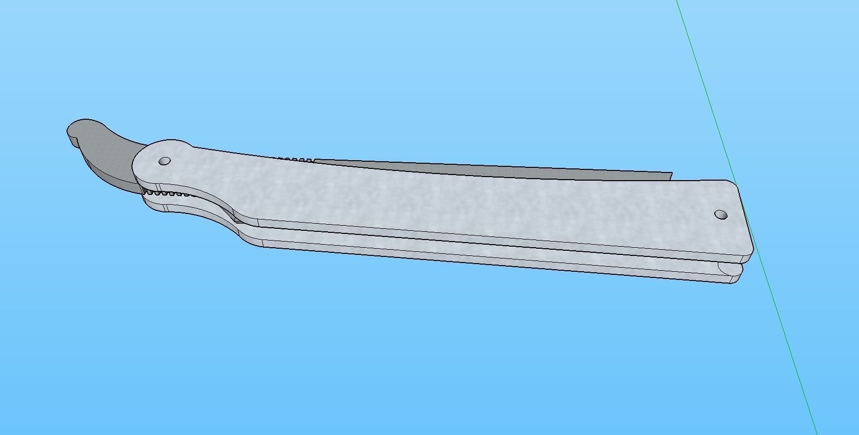 Sweeney Todd Cut Throat Straight Razor 3D print model_7