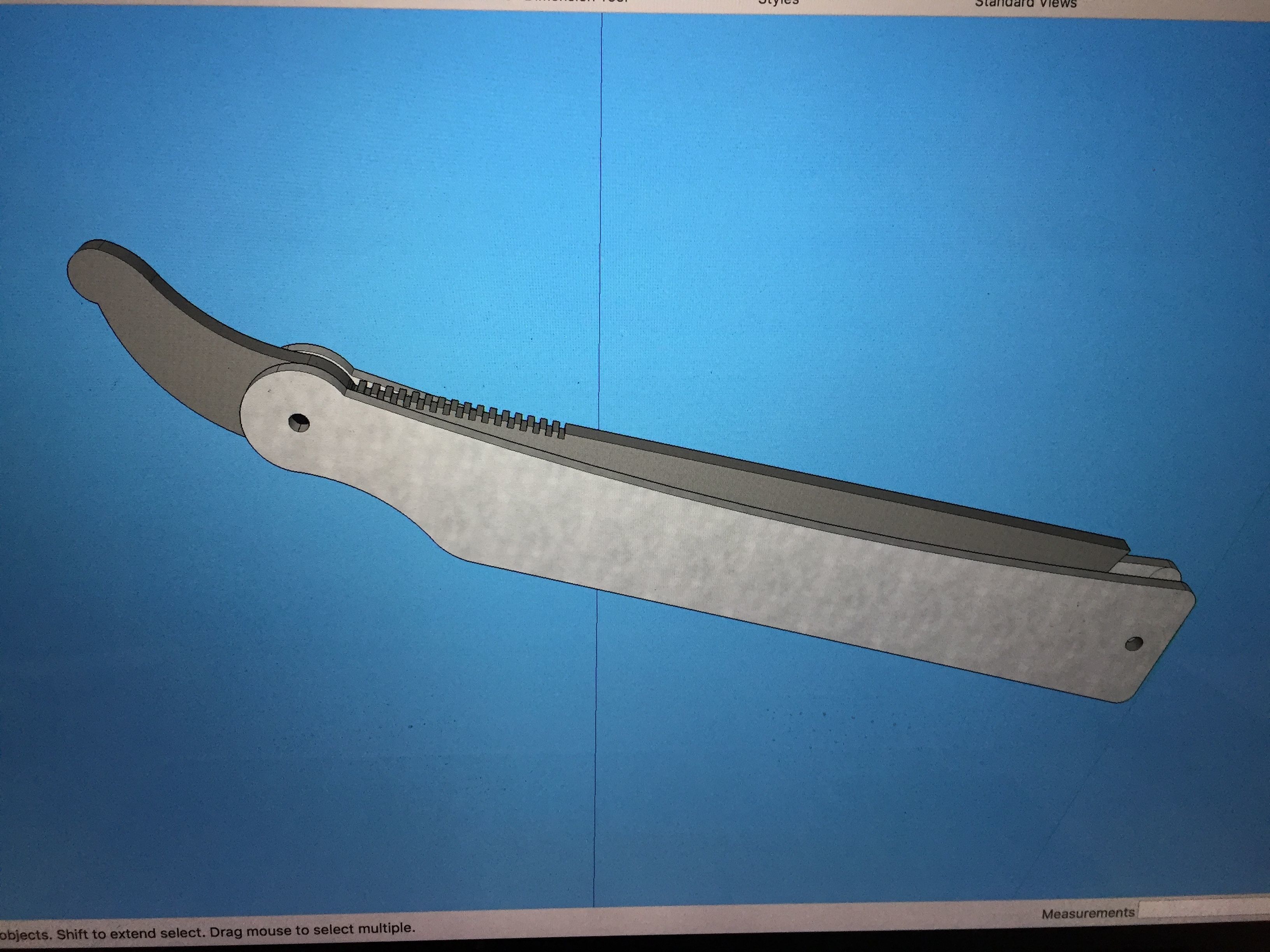 Sweeney Todd Cut Throat Straight Razor 3D print model_1