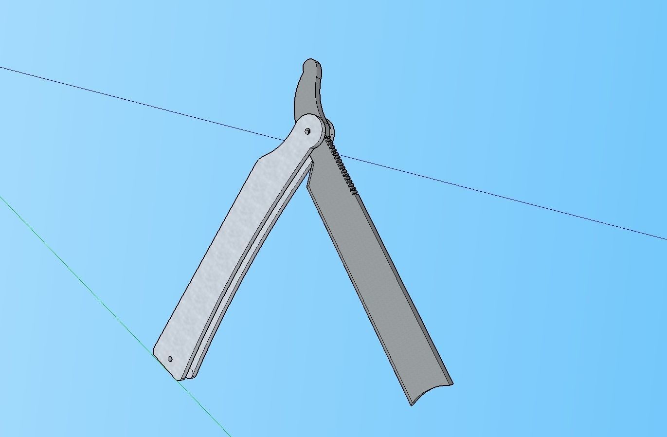 Sweeney Todd Cut Throat Straight Razor 3D print model_6