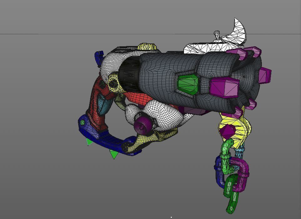 Roadhog scrap gun - Overwatch game 3D print model_4