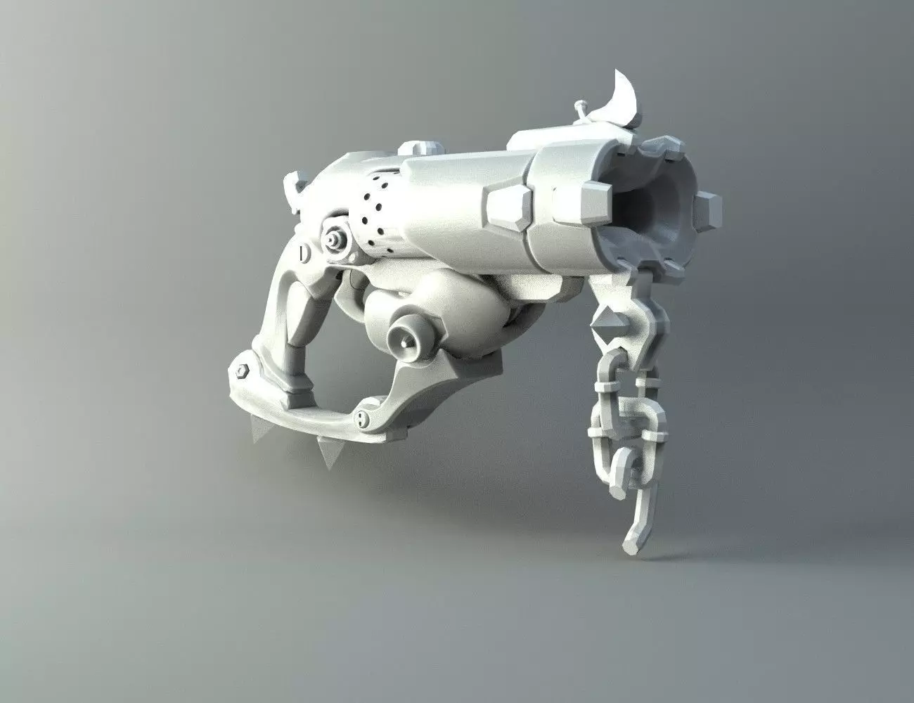 Roadhog scrap gun - Overwatch game 3D print model_0