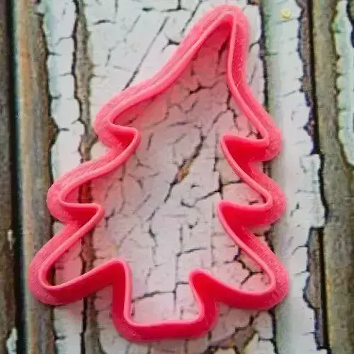 Dancing tree cookie cutter for professional