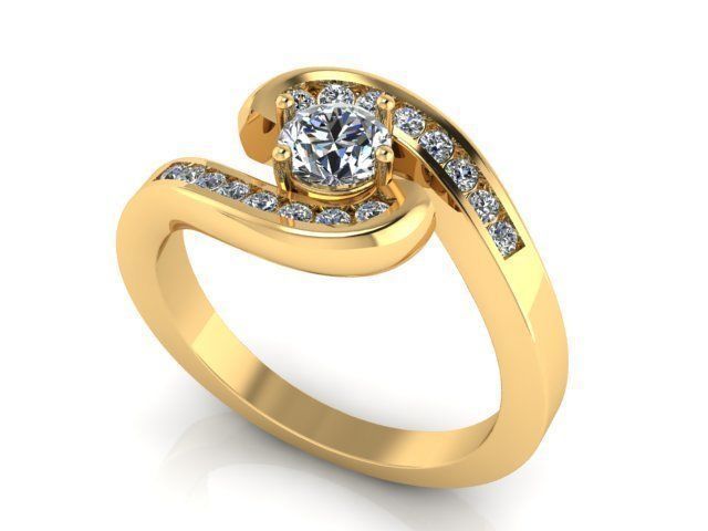 Ring R0031 3D print model_2