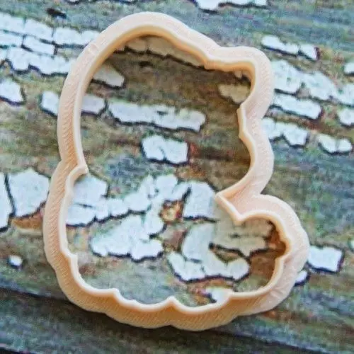 Cat in a Santa hat cookie cutter for professional Free 3D print model