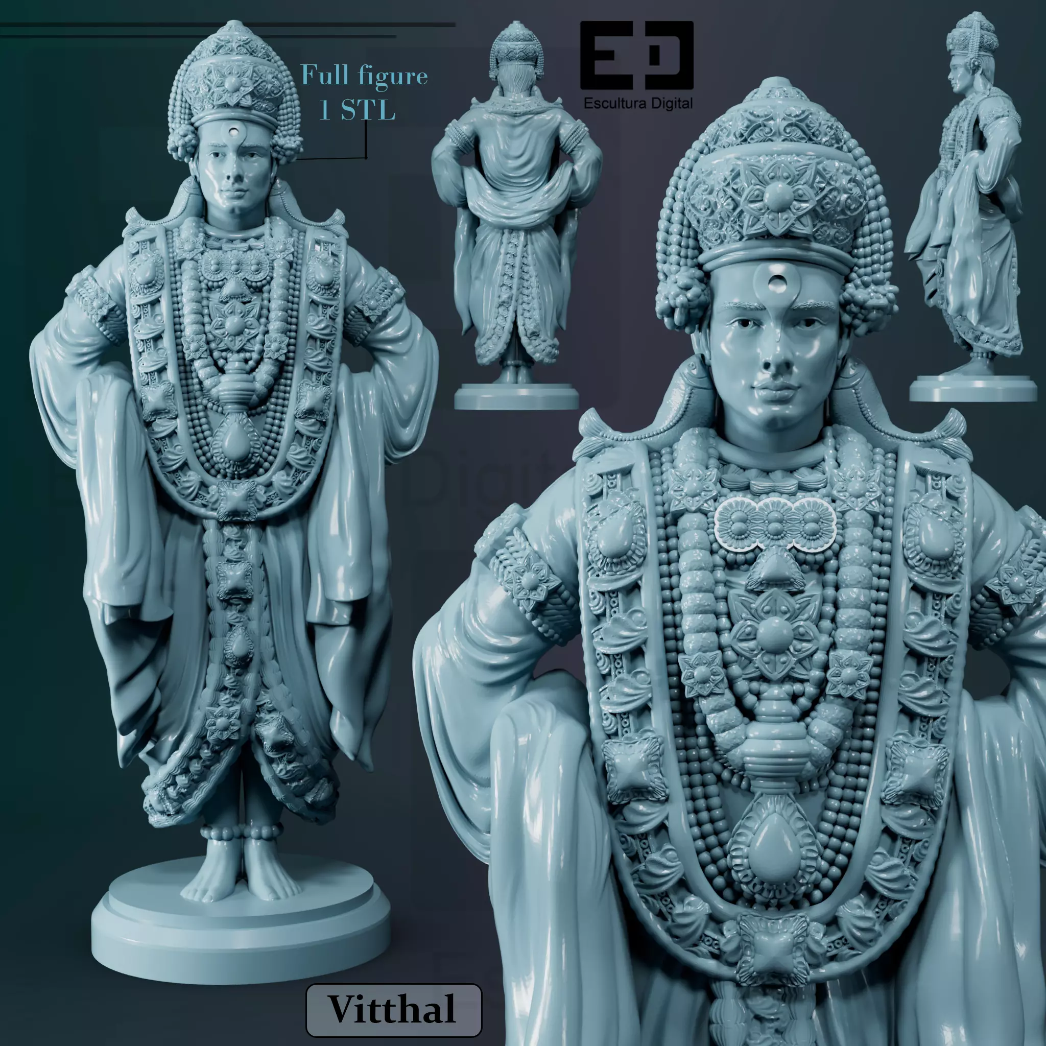 Vitthal 3D print model