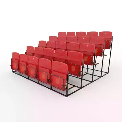 Stadium Seats 3D model