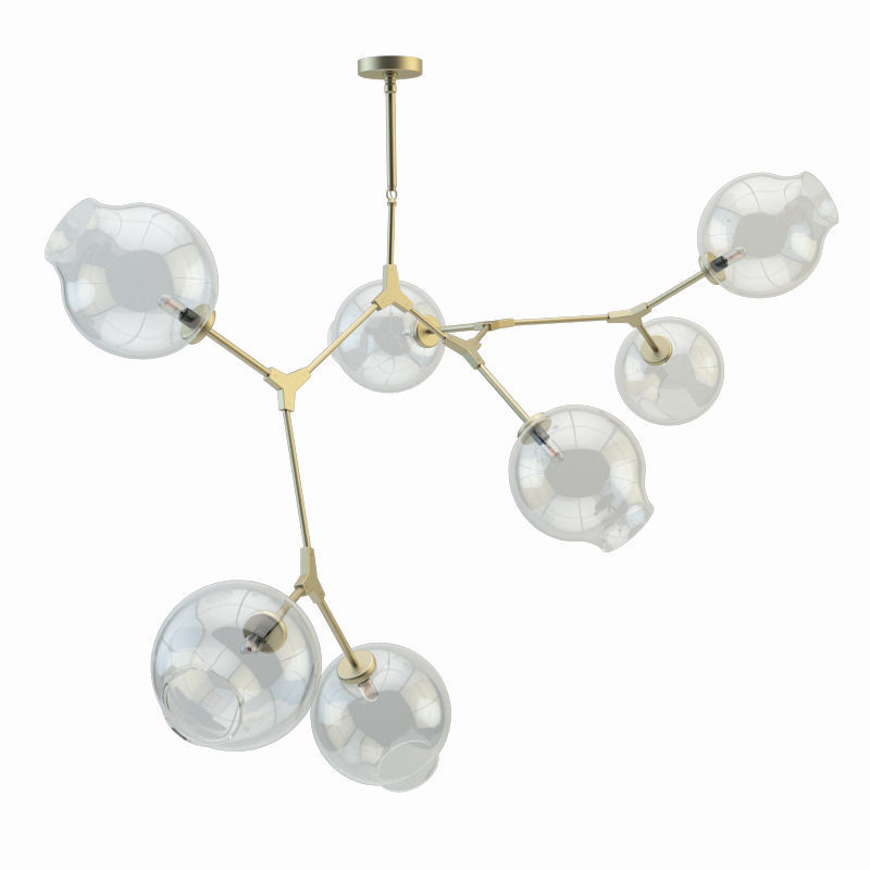 3d Lindsey Adelman Branching Bubble Chandelier Glass Lindsey Adelman Branching Bubble Chandelier Glass 3d Model Max Fbx Unitypackage 5