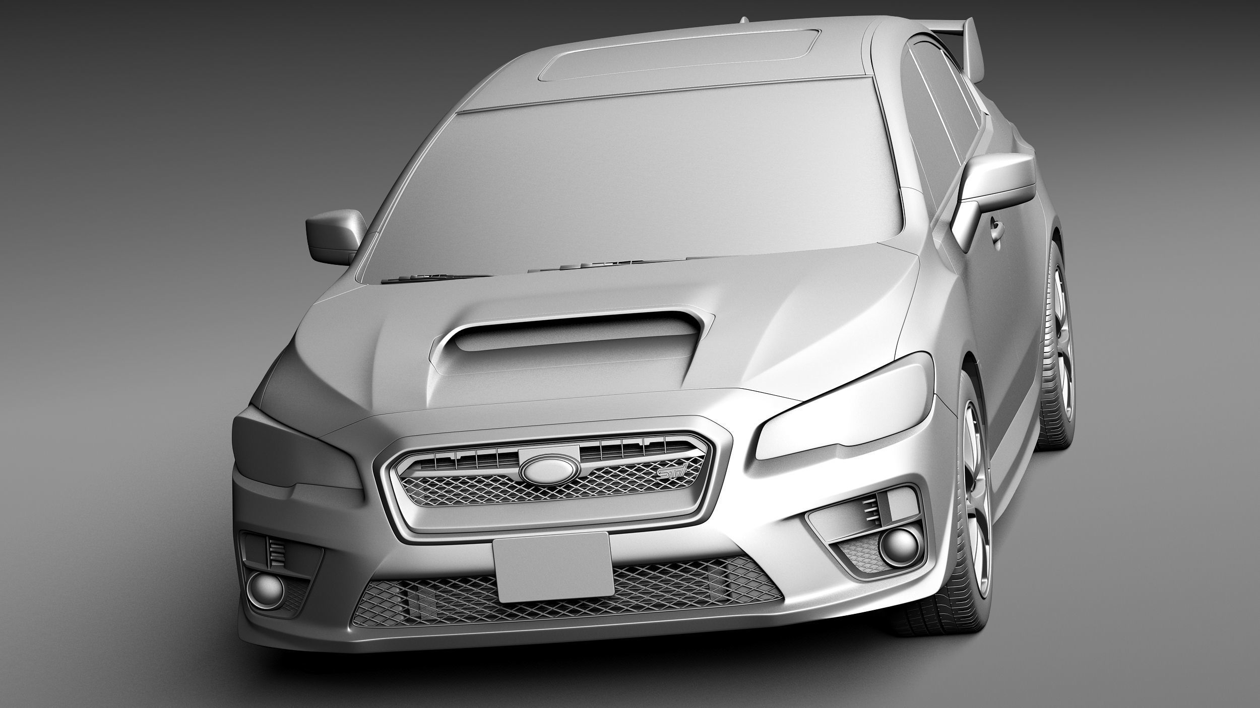Subaru Impreza WRX STI 2015 3D model_9