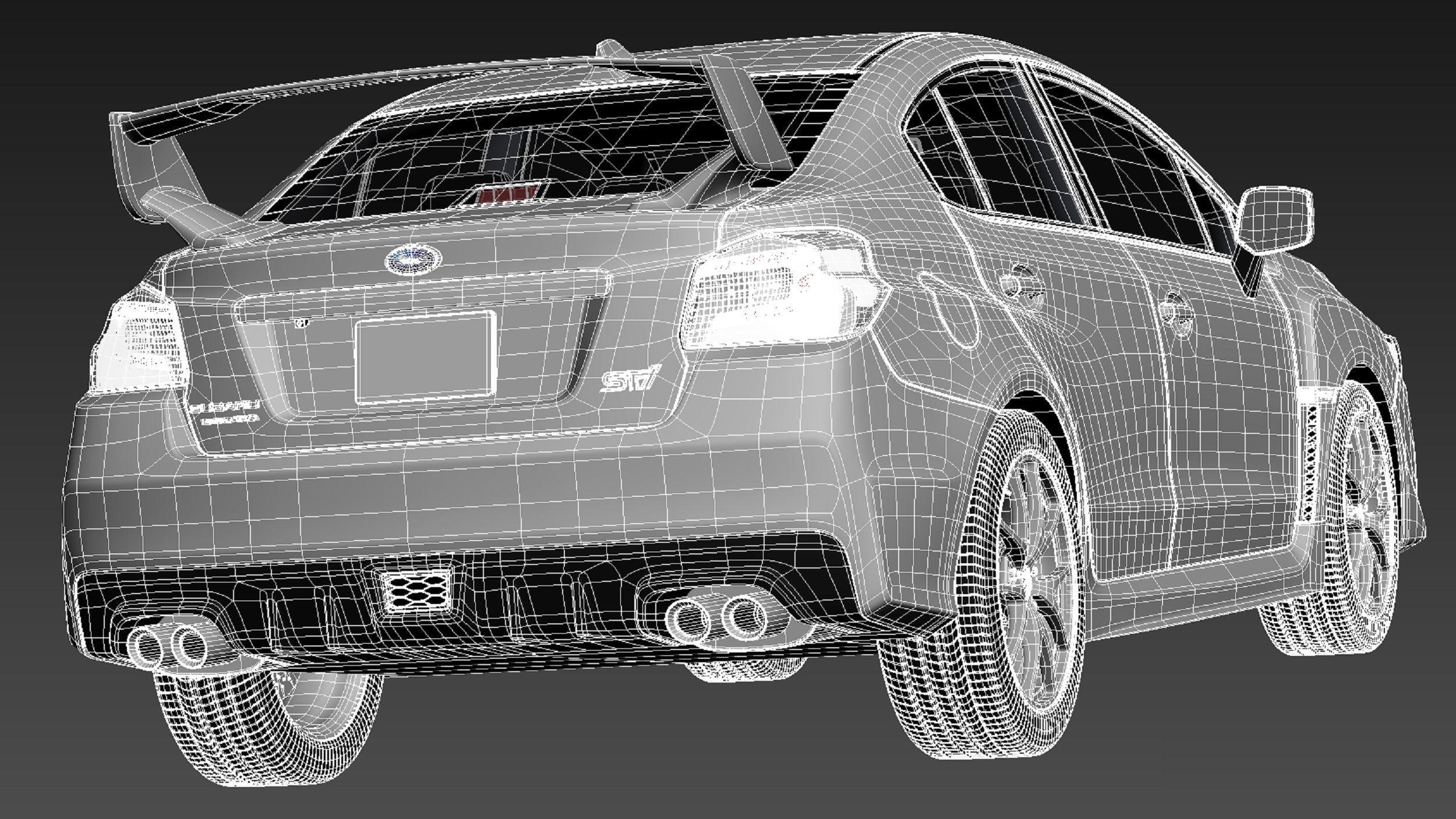 Subaru Impreza WRX STI 2015 3D model_17