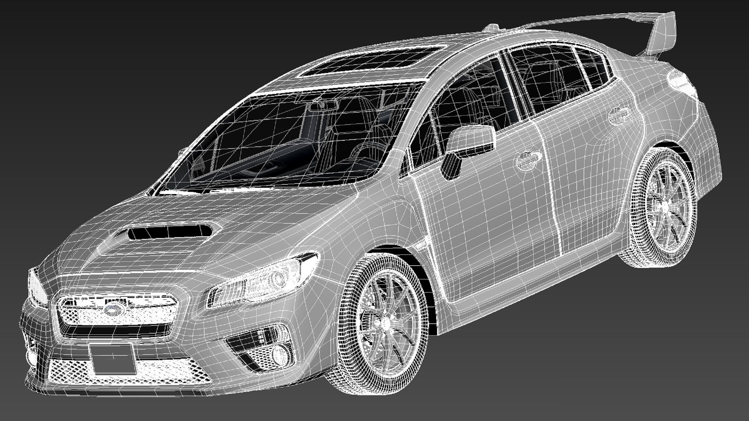 Subaru Impreza WRX STI 2015 3D model_16