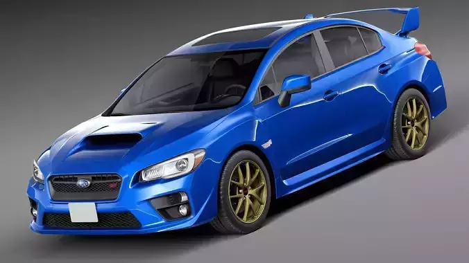 Subaru Impreza WRX STI 2015 3D model