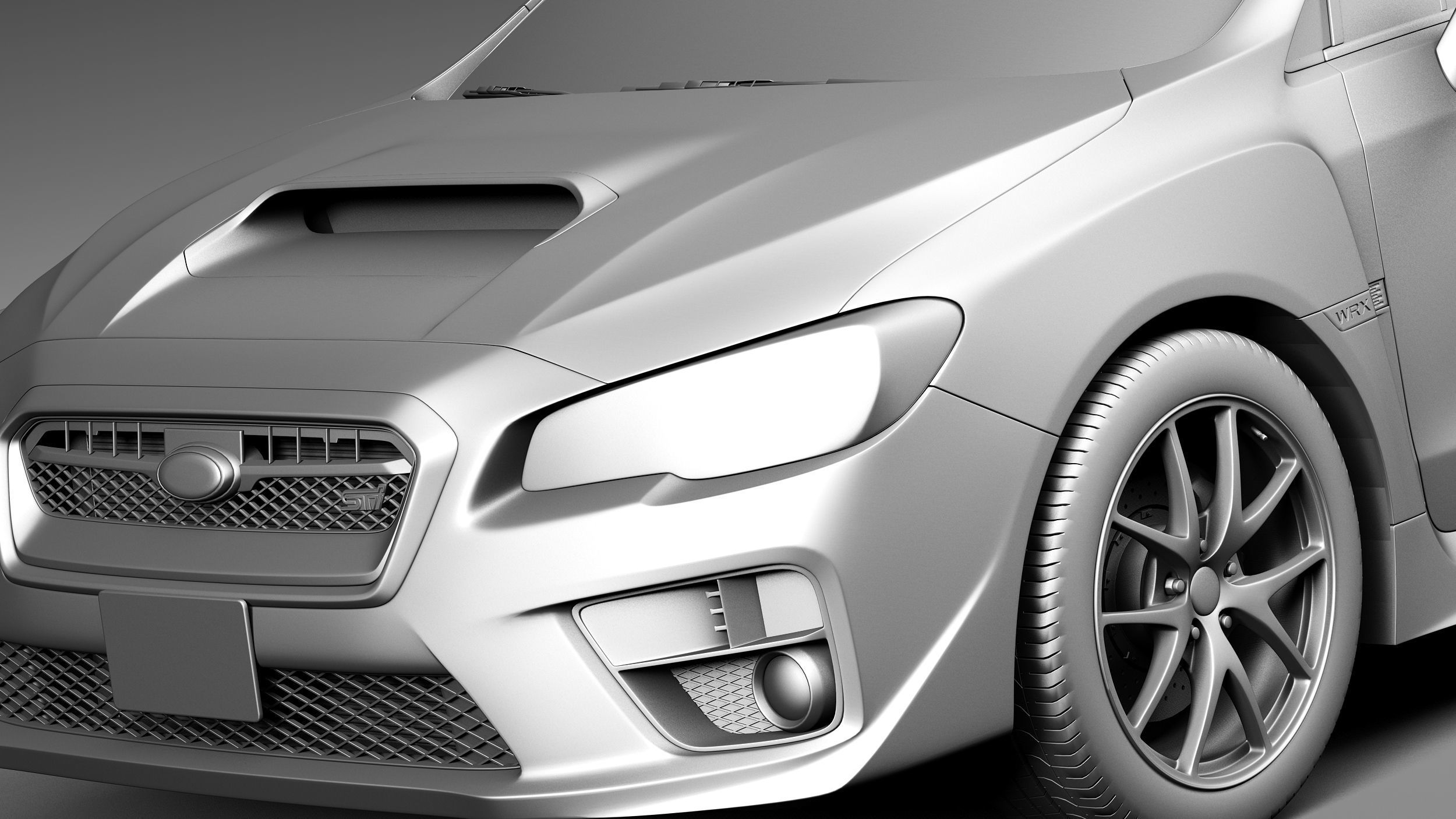 Subaru Impreza WRX STI 2015 3D model_10