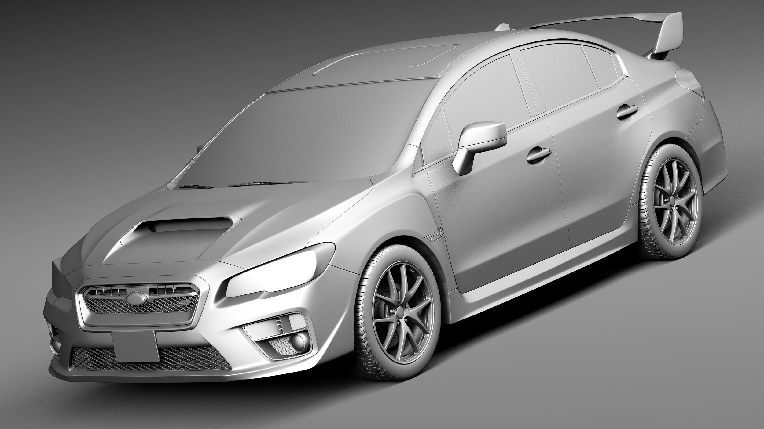Subaru Impreza WRX STI 2015 3D model_8