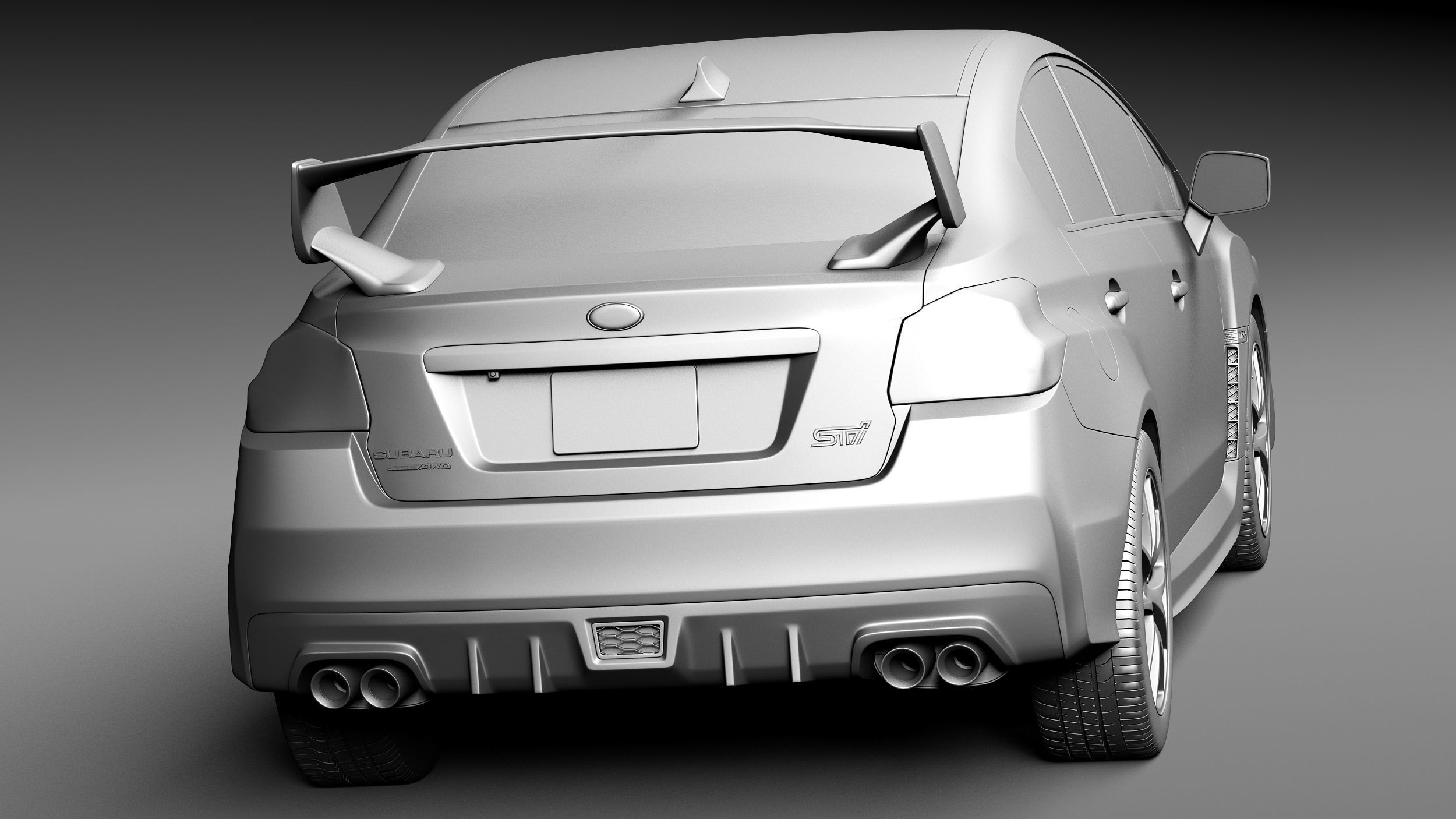 Subaru Impreza WRX STI 2015 3D model_13